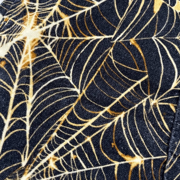 Urban Outfitters Spider Web Print Ruched V-Front Pant 24 - Picture 8 of 14